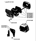 Page H Diagram and Parts List for 162 1980-02 Husqvarna Chainsaw
