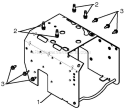 Chassis Engine Pulleys Diagram and Parts List for 1650EXL 96193008700 - 2012-07 Husqvarna Snow Blower
