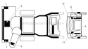 Decals Diagram and Parts List for 1650EXL 96193008700 - 2012-07 Husqvarna Snow Blower
