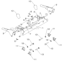 Handle Diagram and Parts List for 1650EXL 96193008700 - 2012-07 Husqvarna Snow Blower