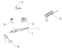 Handle Diagram and Parts List for 1650EXL 96193008700 - 2012-07 Husqvarna Snow Blower