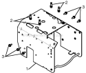 Chassis Engine Pulleys Diagram and Parts List for 1650EXL 96193008701 - 2012-08 Husqvarna Snow Blower