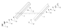 Auger Housing Impeller Diagram and Parts List for 1650EXL 96193008701 - 2012-08 Husqvarna Snow Blower