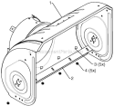 Auger Housing Impeller Diagram and Parts List for 1650EXL 96193008701 - 2012-08 Husqvarna Snow Blower