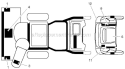 Decals Diagram and Parts List for 1650EXL 96193008701 - 2012-08 Husqvarna Snow Blower