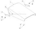 Control Panel Discharge Chute Diagram and Parts List for 1650EXL 96193008702 - 2012-08 Husqvarna Snow Blower