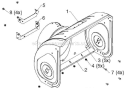 Auger Housing Impeller Diagram and Parts List for 16527EXLT 96193008500 - 2011-08 Husqvarna Snow Blower