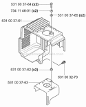 Part Location Diagram of 531003764 Husqvarna Screw