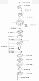 Part Location Diagram of 531003772 Husqvarna Carburetor