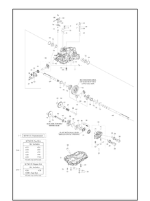 Transmission Diagram and Parts List for 589751901 2019-06 Husqvarna Engine