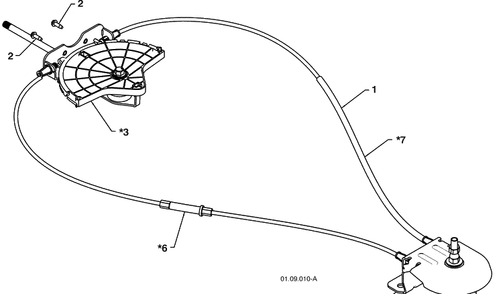Control Panel / Discharge - B Diagram and Parts List for 12524SB (96193004600)(2009-06) Husqvarna Snow Blower