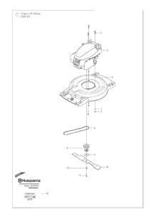 Engine Diagram and Parts List for KLIPPOLB553SE  Husqvarna Lawn Mower