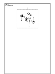 Crankshaft Diagram and Parts List for 281XP  Husqvarna Chainsaw