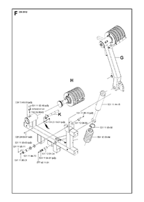Cylinder Diagram and Parts List for CS2512 (1301 & Above)(2013-04) Husqvarna Circular Saw
