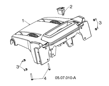 Control Panel And Discharge Chute 8 Diagram and Parts List for ST224 (96191008705)(2019-03) Husqvarna Snow Blower