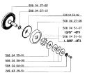 Part Location Diagram of 508045107 Husqvarna Gear