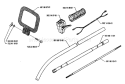 Part Location Diagram of 502148701 Husqvarna Throttle Lever