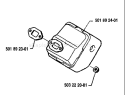 Page L Diagram and Parts List for 16R 16 R 1986-10 Husqvarna Trimmer