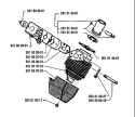 Part Location Diagram of 501914501 Husqvarna Piston Ring