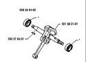 Page G Diagram and Parts List for 16R 16 R 1986-10 Husqvarna Trimmer