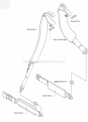Harness Diagram and Parts List for 170BT 2006-03 Husqvarna Leaf Blower / Vacuum