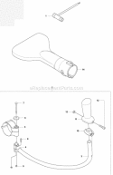 Accessories Diagram and Parts List for 170BT 2008-10 Husqvarna Leaf Blower / Vacuum