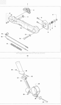 Page J Diagram and Parts List for 170BT 2008-10 Husqvarna Leaf Blower / Vacuum