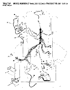Electrical Diagram and Parts List for LT18542 (96013000400)(2006-03) Husqvarna Lawn Tractor