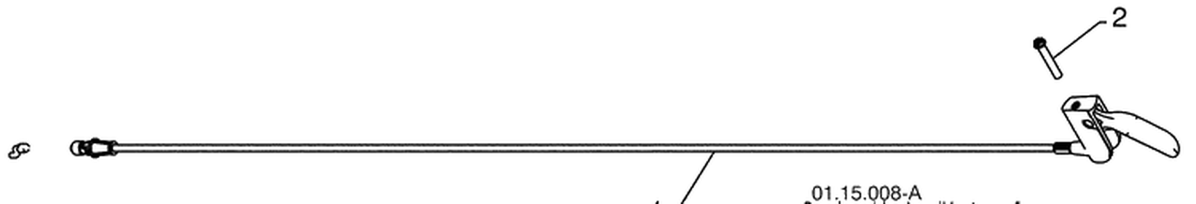 Handles-B 2 Diagram and Parts List for 15530SBLS (96193003801)(2009-06) Husqvarna Snow Blower