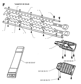 Part Location Diagram of 531003031 Husqvarna Screw