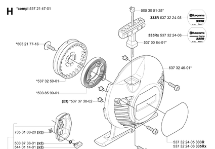 Part Location Diagram of 537214701 Husqvarna 
