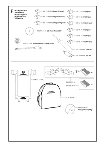 Accessories Diagram and Parts List for 210C  Husqvarna Lawn Mower