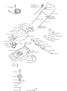 Frame And Engine 4 Diagram and Parts List for 43EL ROYAL Husqvarna Lawn Mower