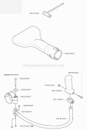Accessories Diagram and Parts List for 180BF 2008-02 Husqvarna Leaf Blower / Vacuum