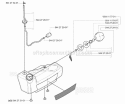 Fuel Tank Diagram and Parts List for 180BF 2008-02 Husqvarna Leaf Blower / Vacuum