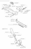 Handle  Controls Diagram and Parts List for 180BF 2008-02 Husqvarna Leaf Blower / Vacuum