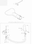 Accessories Diagram and Parts List for 180BF 2008-10 Husqvarna Leaf Blower / Vacuum