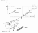 Fuel Tank Diagram and Parts List for 180BT 2008-02 Husqvarna Leaf Blower / Vacuum