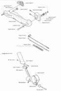 Handle  Controls Diagram and Parts List for 180BT 2008-02 Husqvarna Leaf Blower / Vacuum