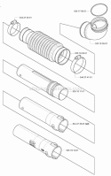 Tube Diagram and Parts List for 180BT 2008-02 Husqvarna Leaf Blower / Vacuum
