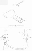 Accessories Diagram and Parts List for 180BT 2008-10 Husqvarna Leaf Blower / Vacuum