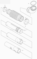Tube Diagram and Parts List for 180BT 2008-10 Husqvarna Leaf Blower / Vacuum