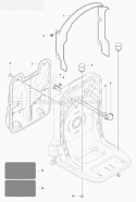Frame Diagram and Parts List for 180BT 2008-10 Husqvarna Leaf Blower / Vacuum