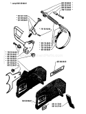 Page C Diagram and Parts List for 181 1982-05 Husqvarna Chainsaw