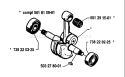 Page E Diagram and Parts List for 181 1982-05 Husqvarna Chainsaw