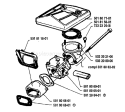 Page A Diagram and Parts List for 181 1983-06 Husqvarna Chainsaw