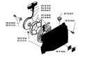 Page L Diagram and Parts List for 181 1983-06 Husqvarna Chainsaw