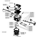 Page B Diagram and Parts List for 181 1983-12 Husqvarna Chainsaw