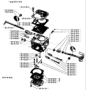 Page B Diagram and Parts List for 181 1984-02 Husqvarna Chainsaw