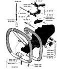 Page F Diagram and Parts List for 181 1985-03 Husqvarna Chainsaw